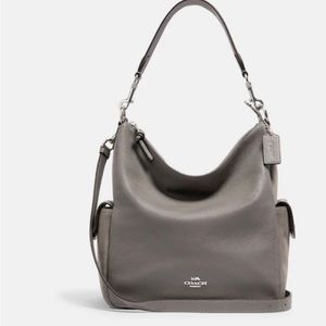 Coach Grey Pennie Shoulder Bag. Used.  Very good condition. No stains or tears.